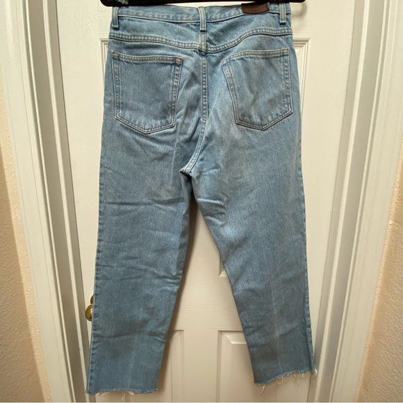 L.L. Bean Vintage High Waisted Straight Leg Jeans - Picture 5 of 6